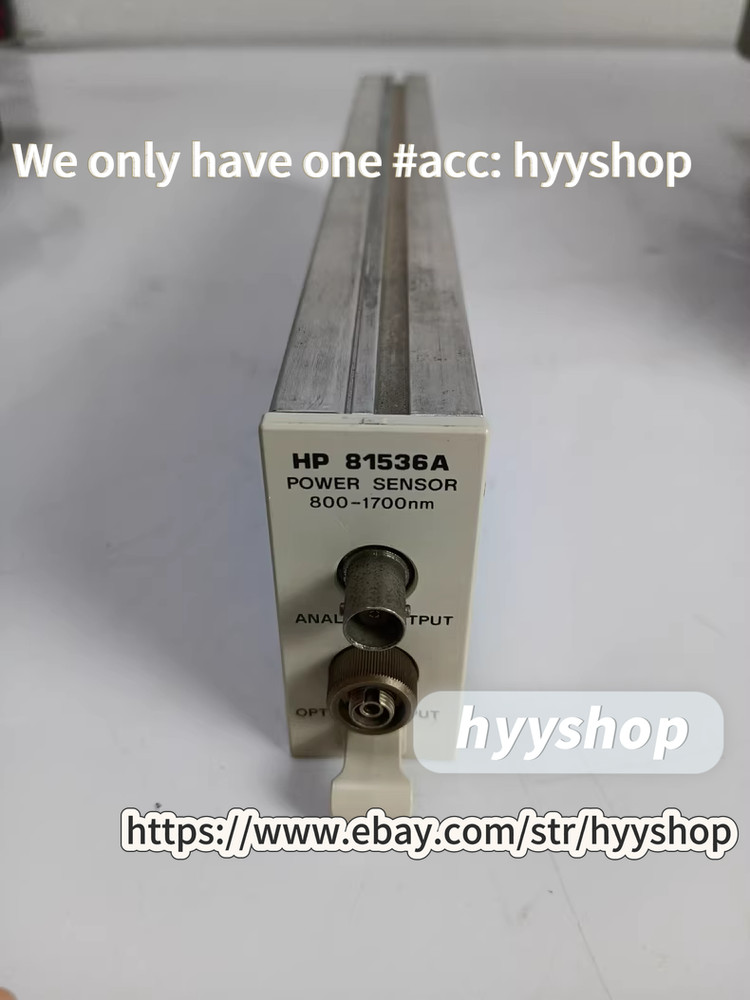 HP 81536A Optical Power Meter Module /hyy/