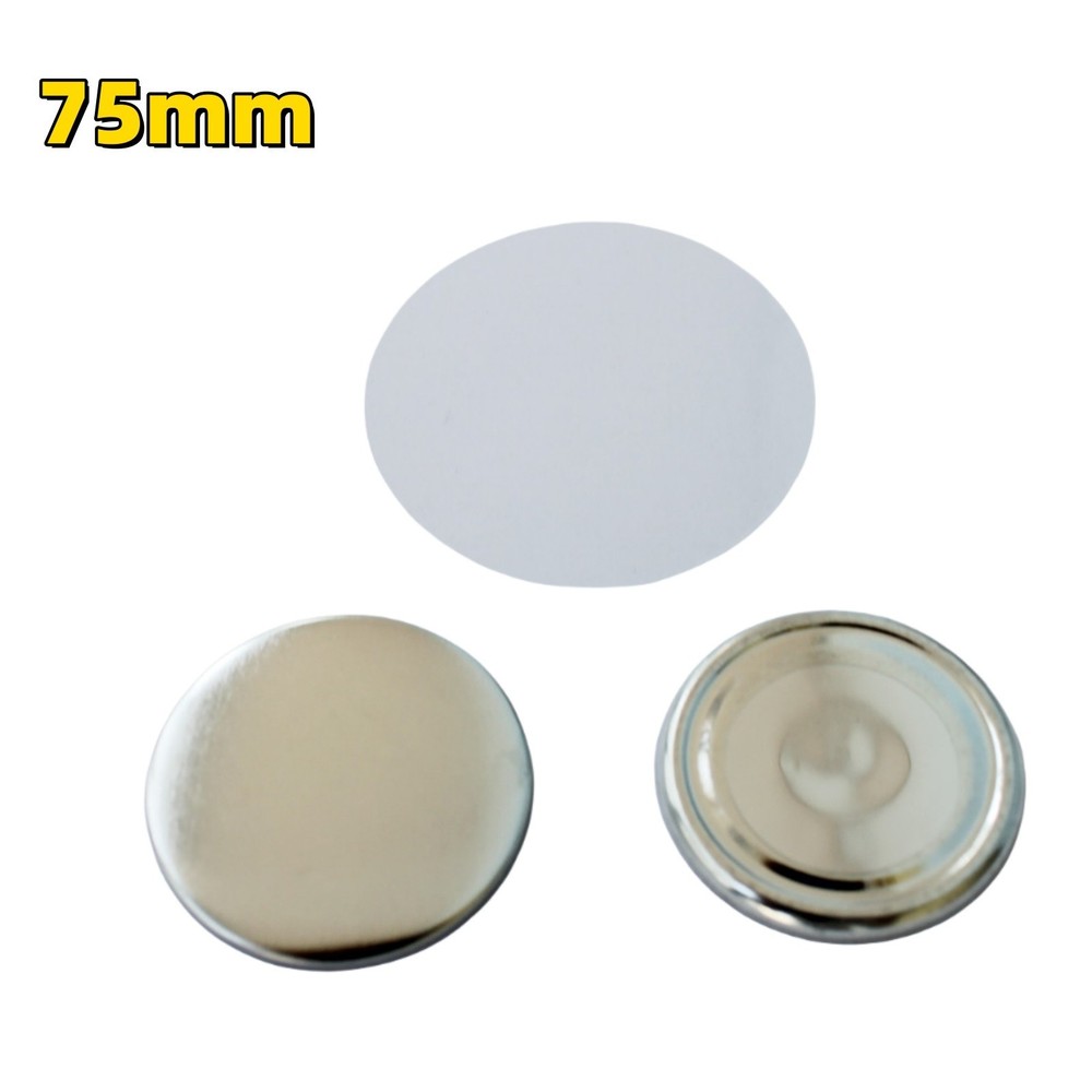 75mm Nd. Magnetic Button 100 Sets/Pack Badge Button Maker