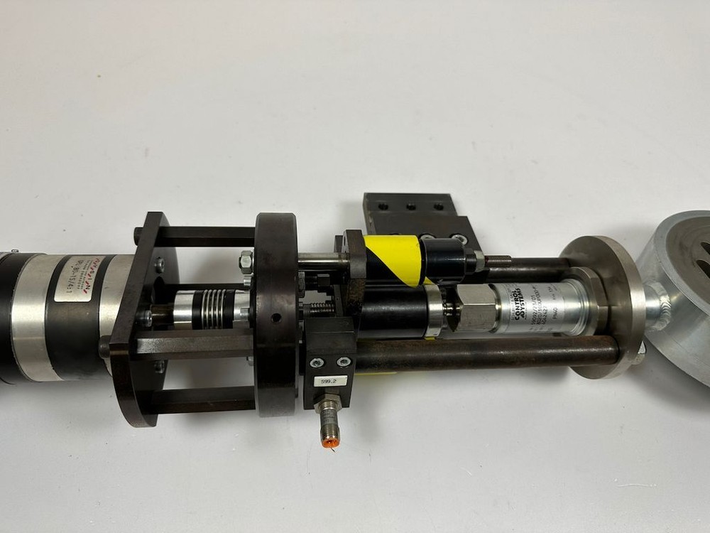 Schubert & Salzer DN 100 sliding gate valve with diaphragm actuator