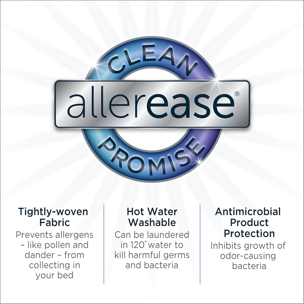 Allerease Waterproof Soft Top Layer Hypoallergenic Allergy Defense Fabric Machin