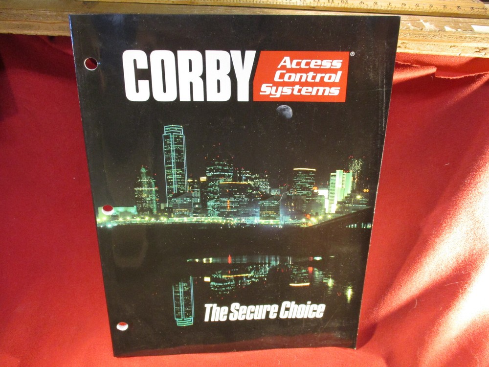 Corby Access control system 10 Hardware Manual NEW 88 pages