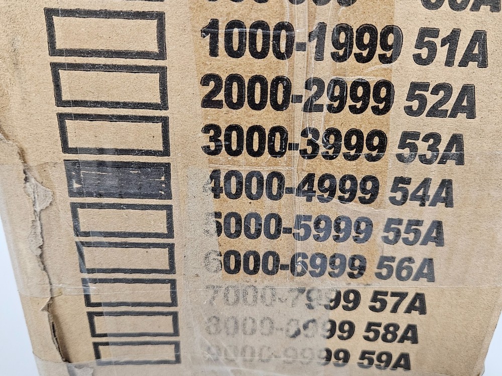 Service Dispatch Control Numerals (1000/cs)