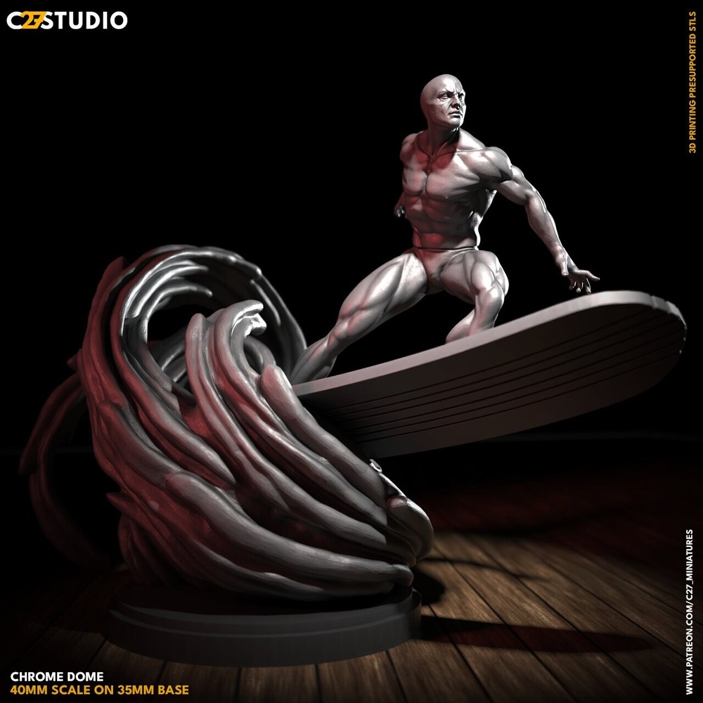 Chrome-Dome | 40mm Crisis Protocol | Tabletop Gaming | Tabletop Miniature |