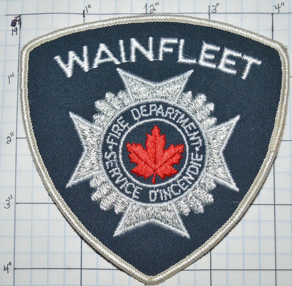 CANADA, WAINFLEET FIRE DEPT SERVICE D'INCENDIE PATCH