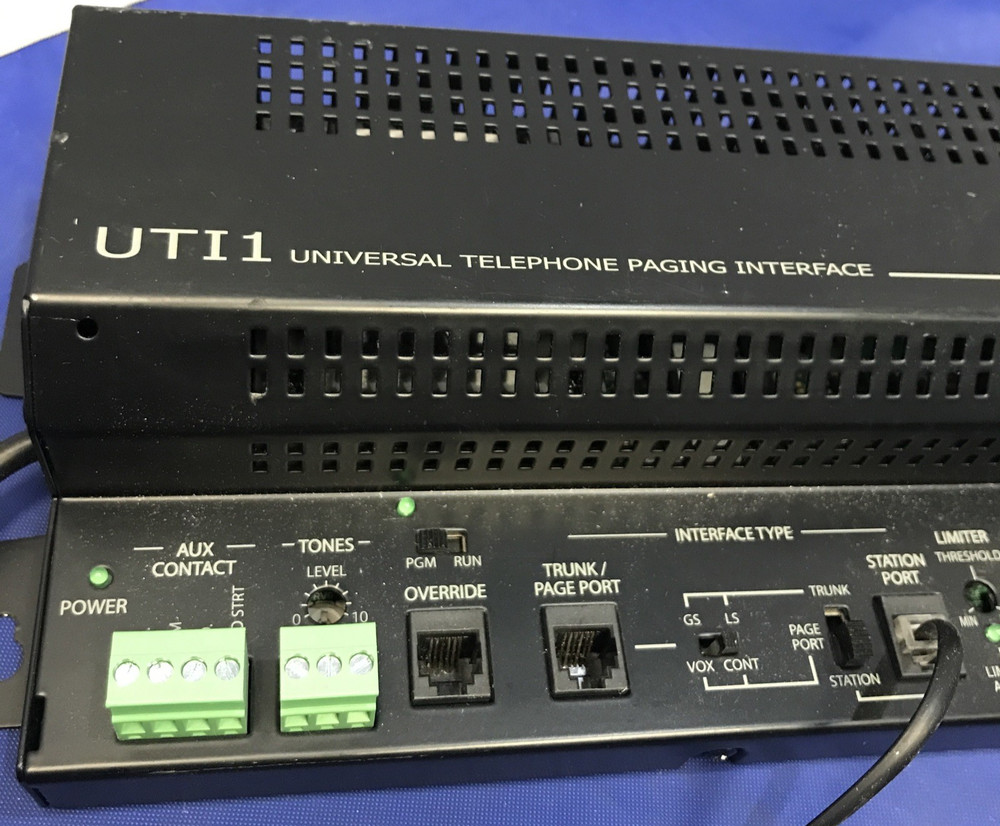 Bogen UTI1 Single Zone Paging Controller Universal Telephone Interface