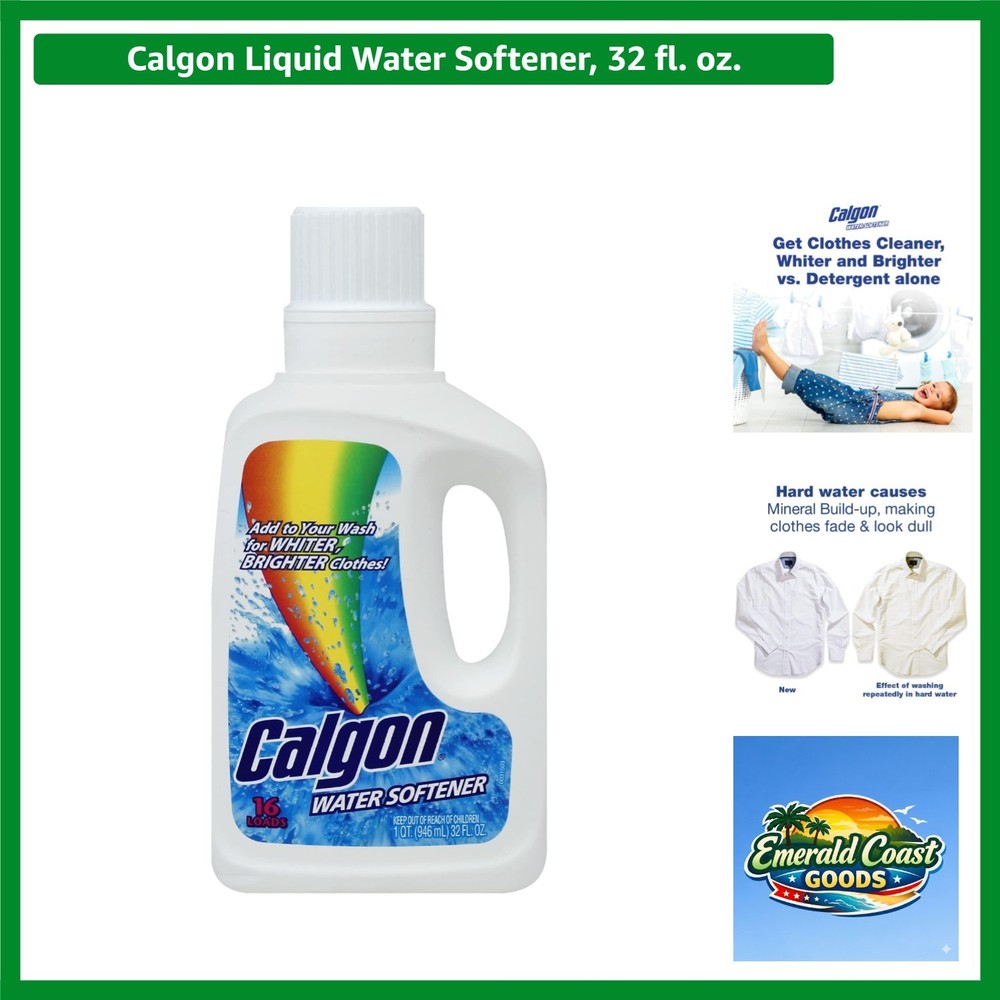 32 oz. Liquid Water Softener - Maximum Protection Against Hard Water
