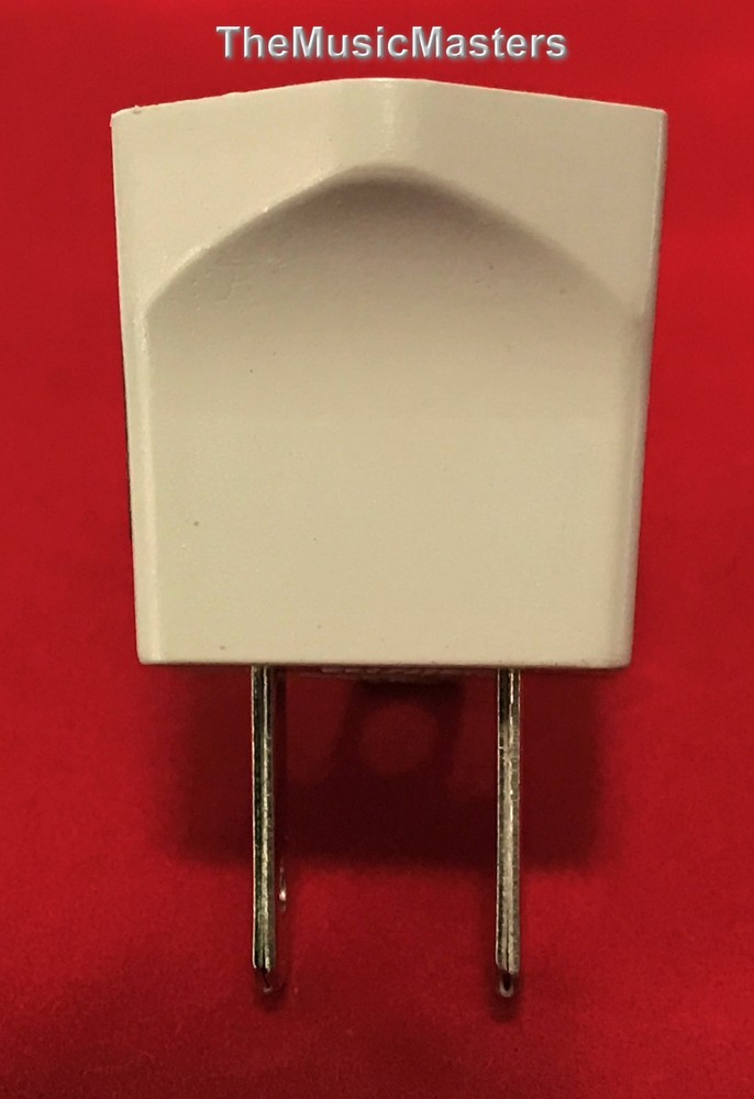 (2) Wall Plug Electrical Power GROUNDING ADAPTERS 3 Prong Socket to 2 Prong Plug
