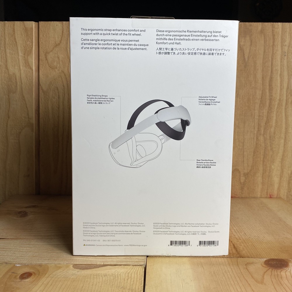 NEW! Oculus Quest 2 Elite Strap for Enhanced Support and Comfort