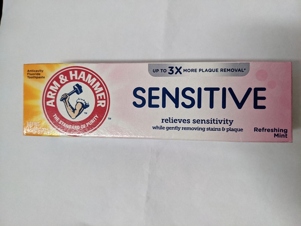 3 PACK Arm & Hammer Sensitive Teeth & Gums Toothpaste, 4.5 oz