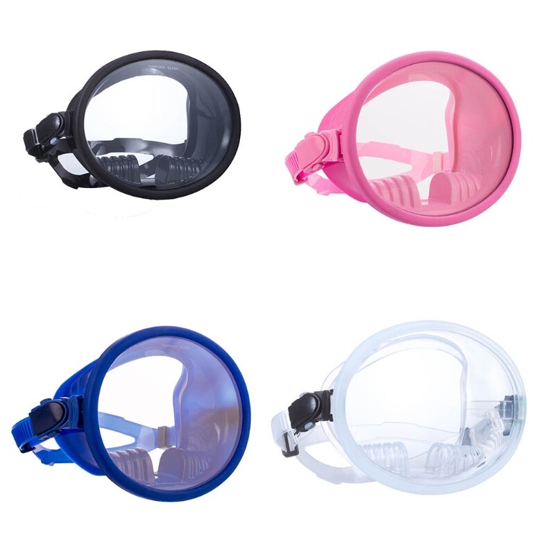 Oval Shape Dive Full Adjustable Goggles Spearfishing Dive