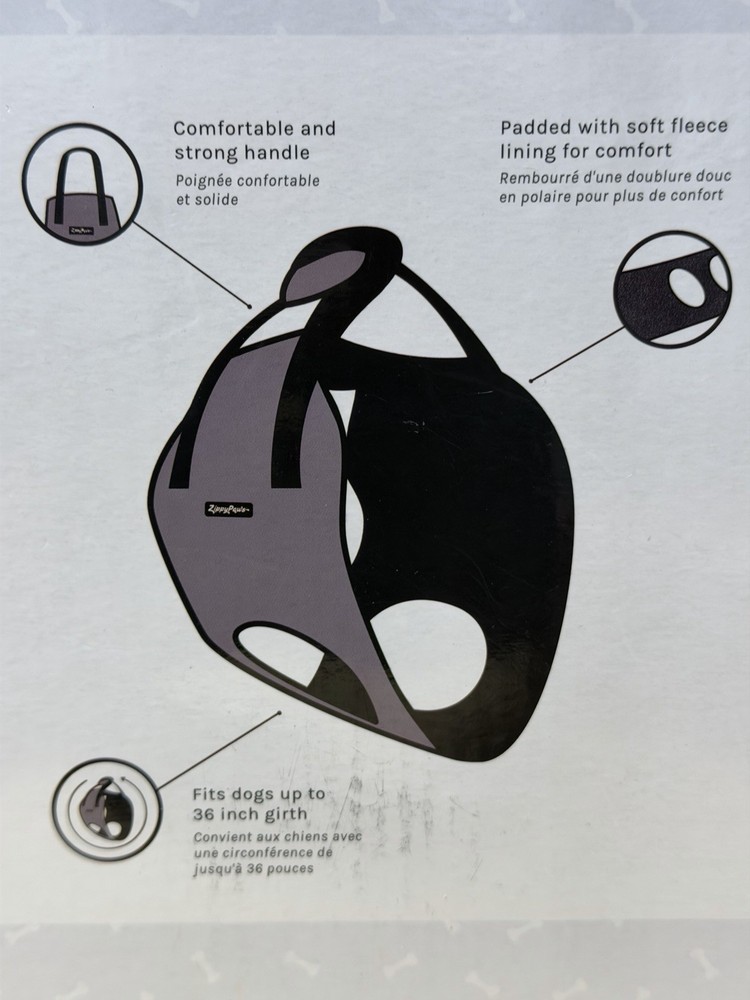 ZippyPaws ZP526 Support Lift Harness Polyester Adjustable Padded Handle