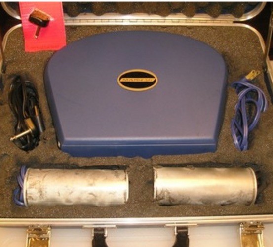 Scientology Professional Mark VI E-Meter Hubbard Electrometer BLUE In Case