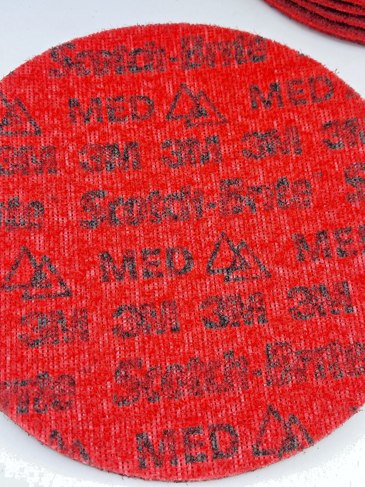 3M Scotch-Brite 7” Medium Surface Conditioning Discs Hook & Loop 89234 **5/EA**