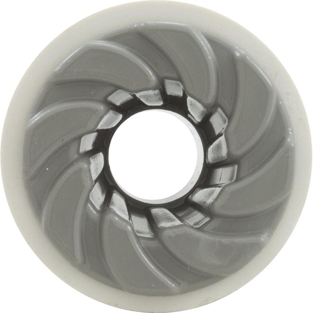 Bulkhead Fitting, Waterway, 3/4"b, Swirl, Gray