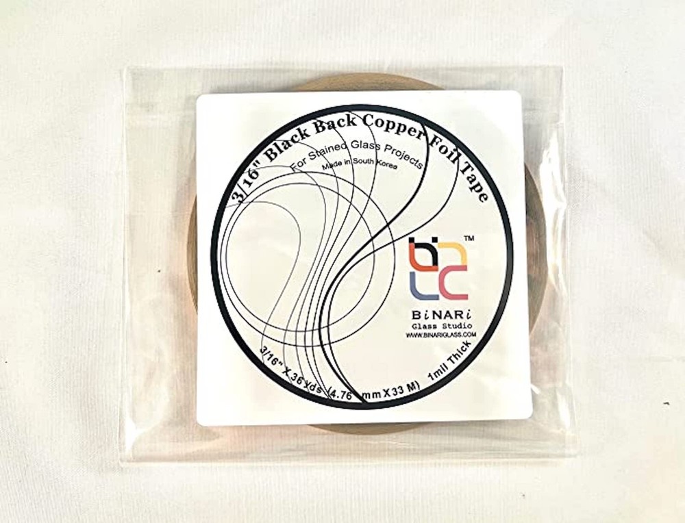 3/16 BLACK BACK Copper Foil