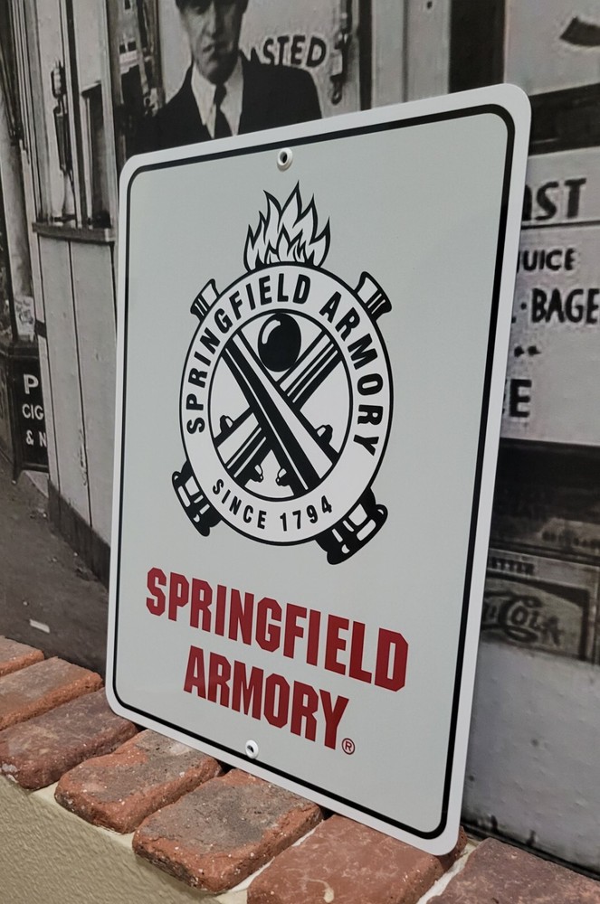 SPRINGFIELD ARMORY Aluminum Sign 9" x 12"