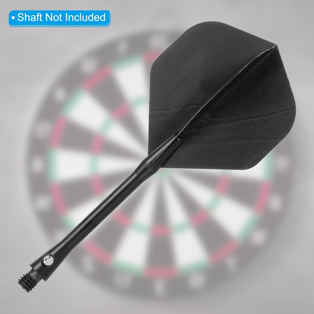 Standard Dart Flights, 30 Pack Flights Black
