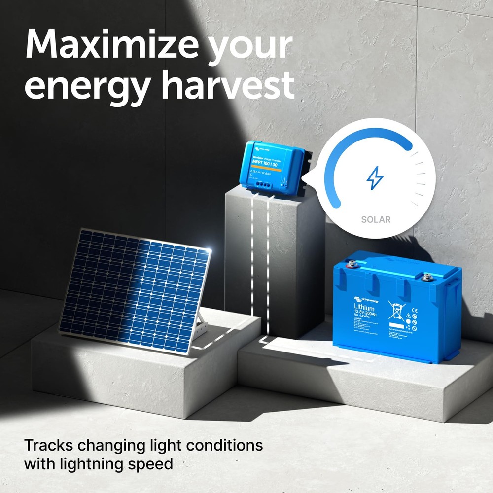 Victron Energy BlueSolar MPPT Solar Charge Controller - Charge Controllers for S