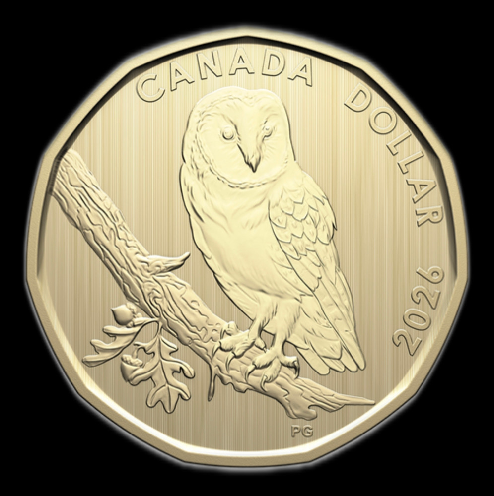 ***  CANADA   LOONIE   2026  ***  SPECIMEN  ***  BARN  OWL  ***