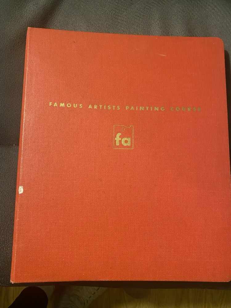 Famous Artists Course 1953 Lesson 1 Binder Book