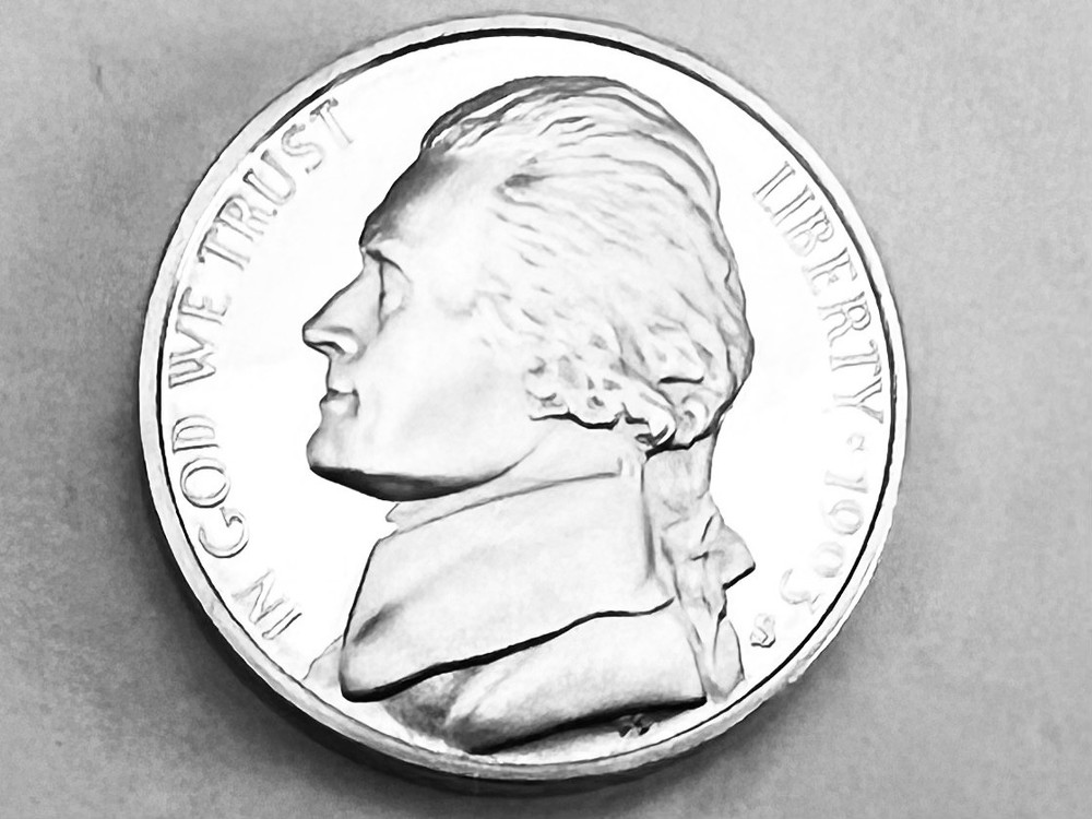 1993 S Jefferson Nickel Gem DCam Proof