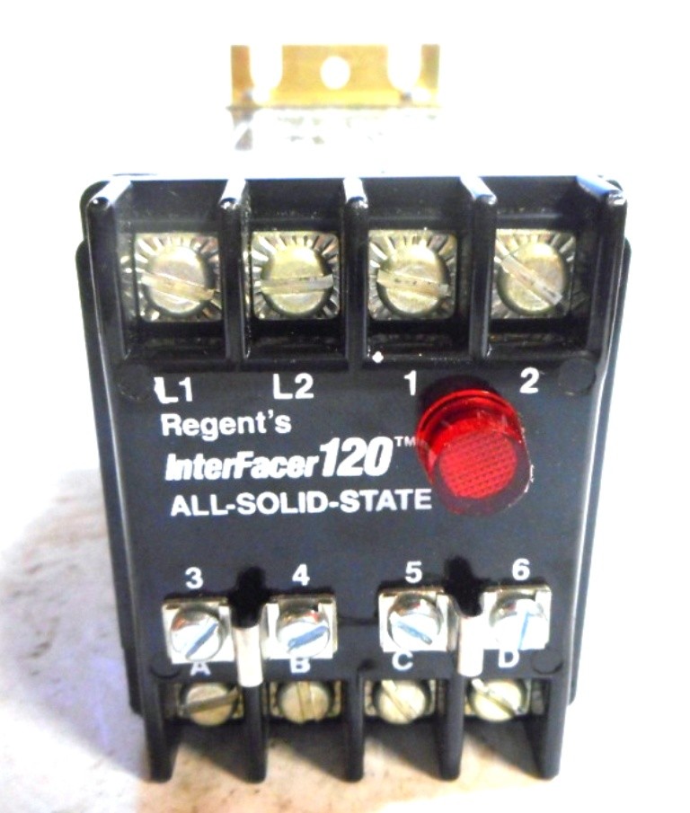REGENTS, INTERFACER 120 SOLID-STATE RELAY, MULTIPOLE, 120VAC