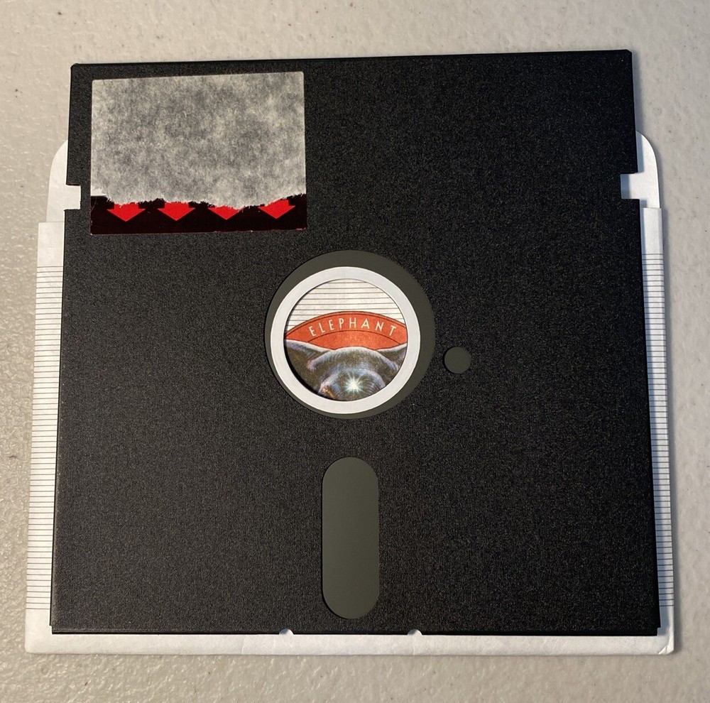 Strip Blackjack Apple II Software Double Sided 5.25” Floppy Disk