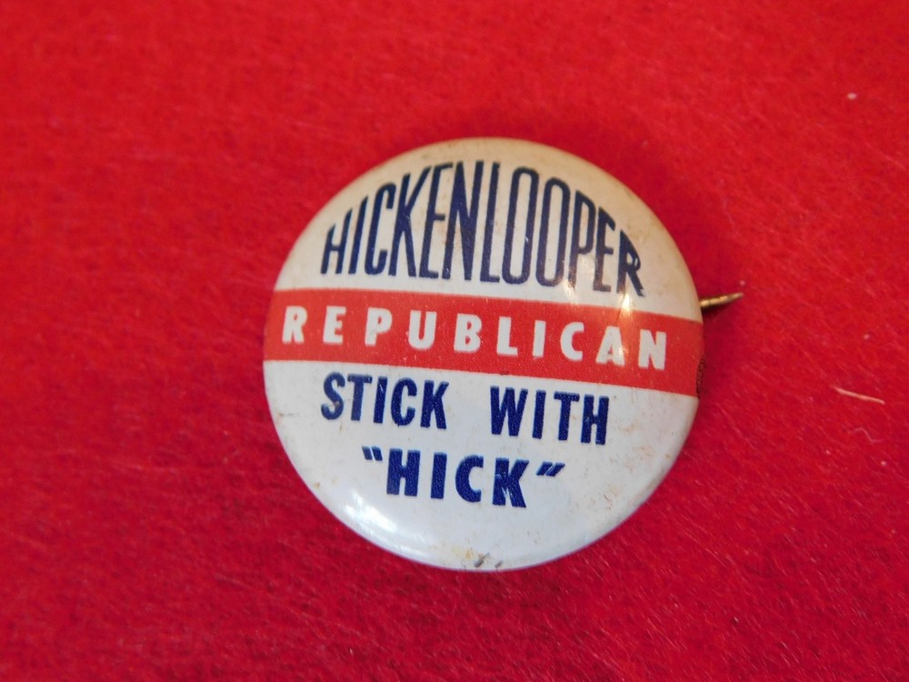 5 Vintage Political Pins