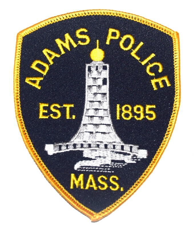ADAMS MASSACHUSETTS MA Sheriff Police Patch TOWER STATUE