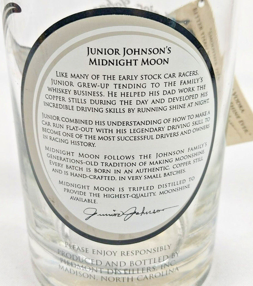 Junior Johnson Midnight Moonshine Bottle