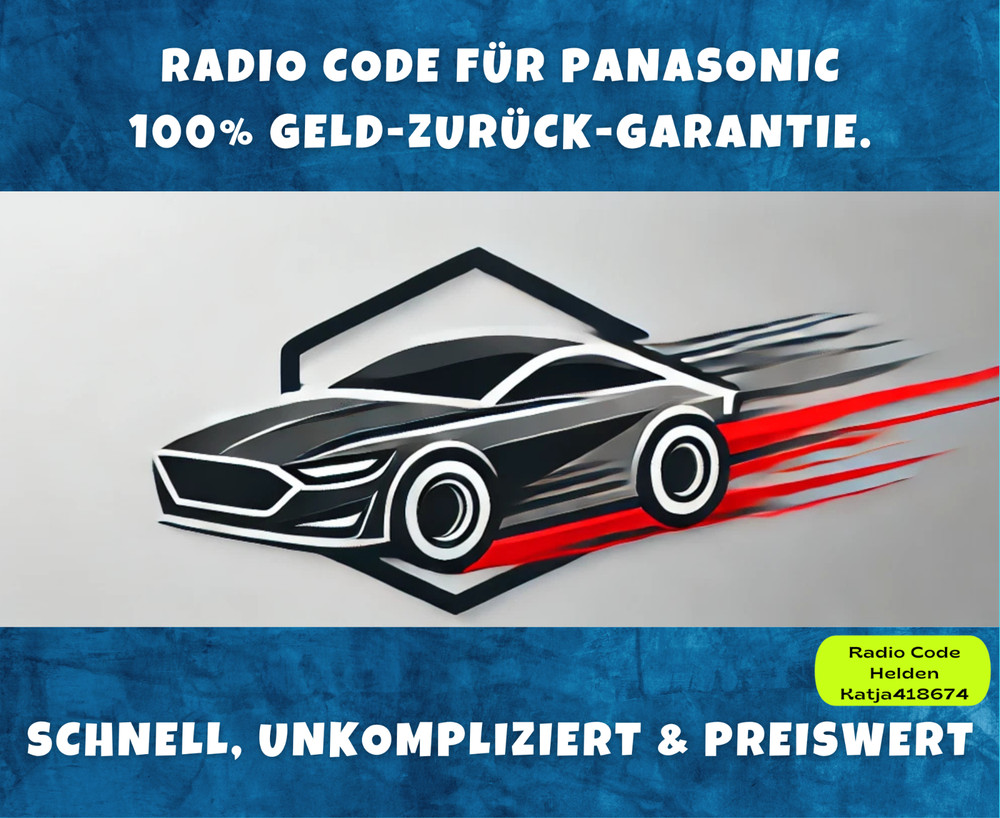 Panasonic Audio 5 Radio Code / Pin Code Mercedes Benz