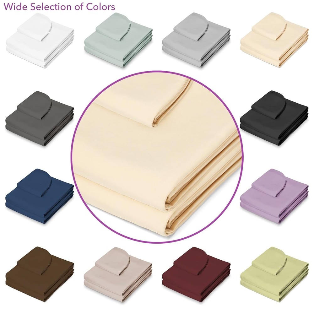 Natural Color 3-Piece Microfiber Massage Sheets - Soft, Breathable & Resilient