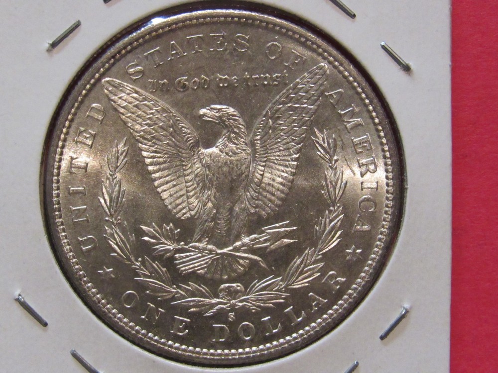 1882-S MORGAN SILVER DOLLAR