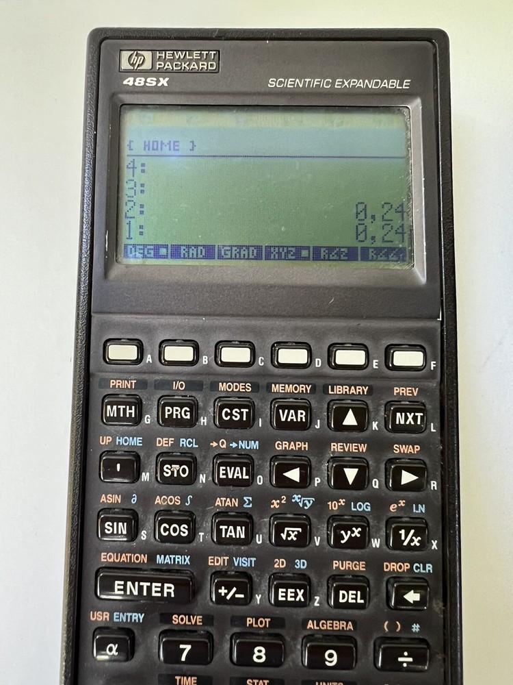 HP 48SX Scientific Calculator with Case Tested Working Perfect