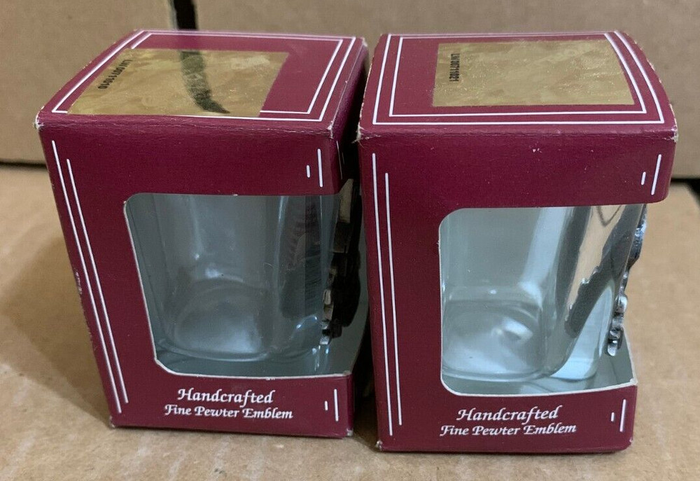 Handcrafted Fine Pewter Emblem ( 2 Piece)