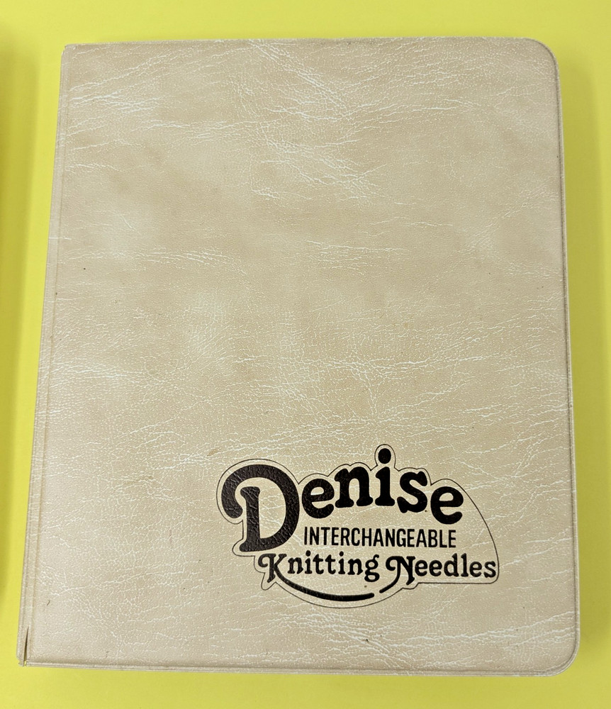 Denise interchangeable knitting needles 2 sets in case READ incomplete