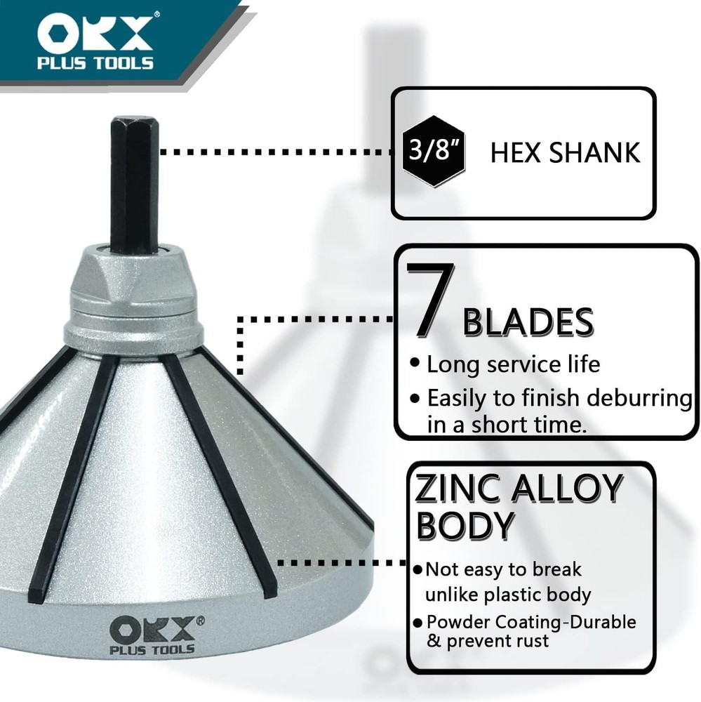 ORXPLUS Tubing Chamfer Tool with Wide Application