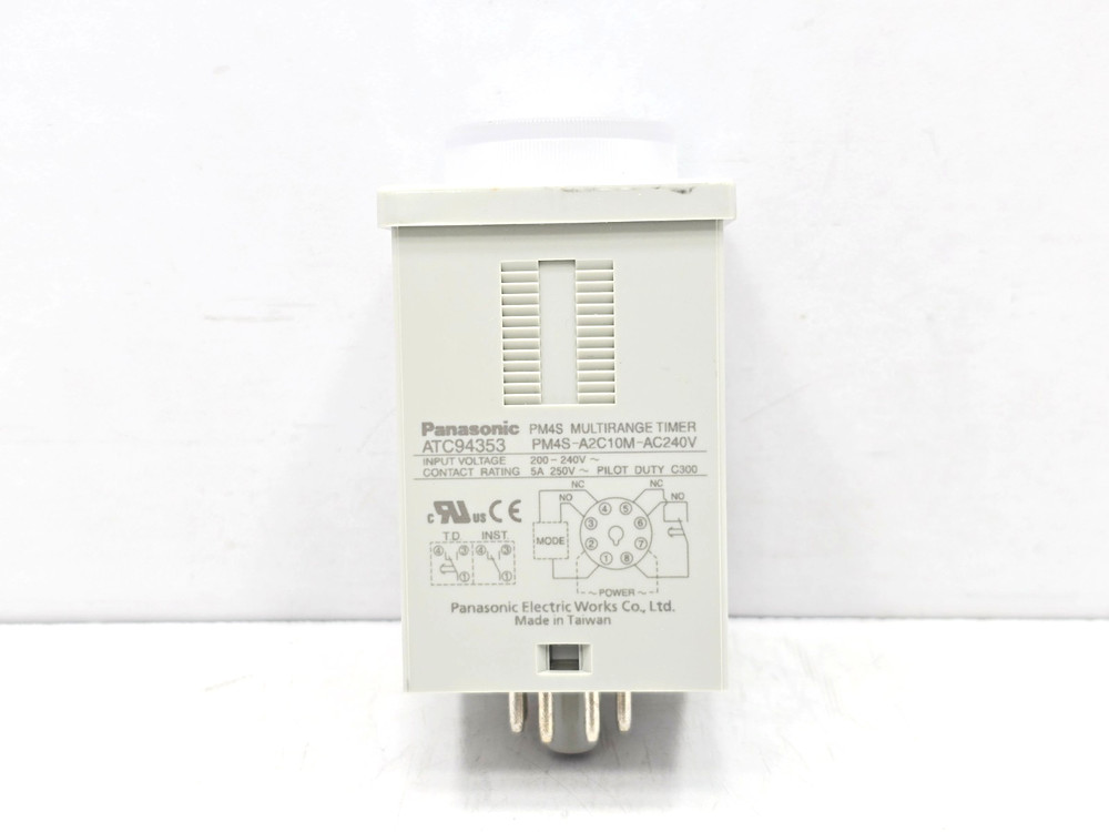 PM4S PANASONIC MULTI RANGE TIMER ATC94353 ( PM4S-A2C10M-AC240V )