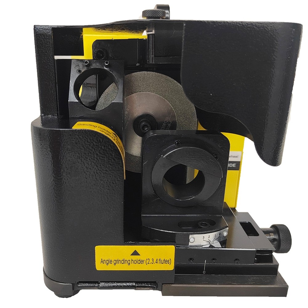 110V End Mill Sharpener for Carbide Tools ф4-ф14 Grinding Range 200W 4400rpm