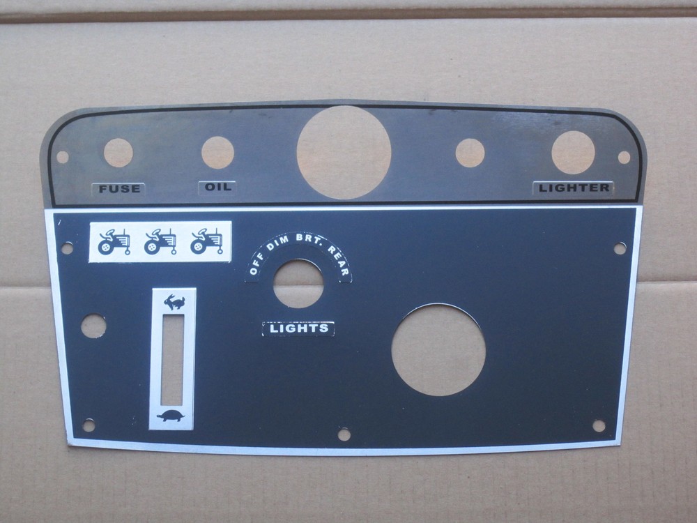 ALUMINUM DASH PANEL INSERT FOR IH INTERNATIONAL 184 CUB LO-BOY