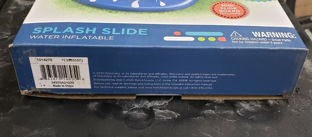 Discovery Inflatable Splash Slide