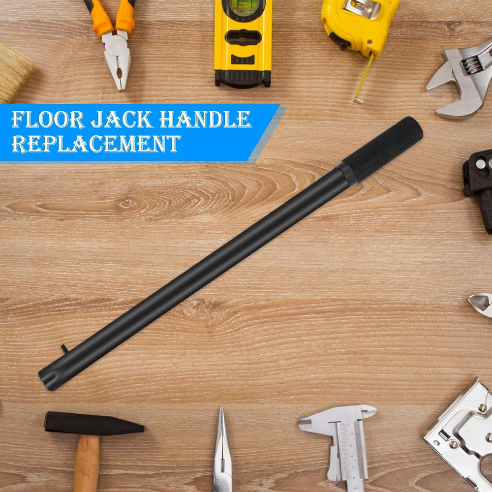 Horizontal Hydraulic Jack Handle Replacement for Floor Jacks (Black)