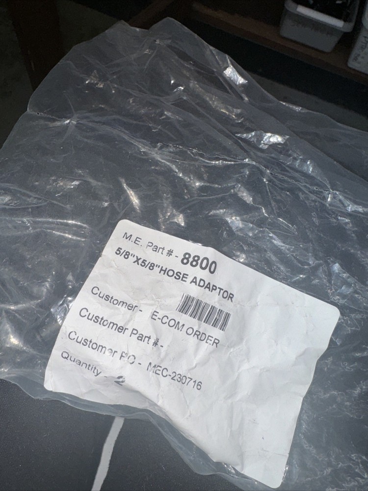 MARINE EAST ADAPTOR  5/8” X 5/8” B-B  #8800