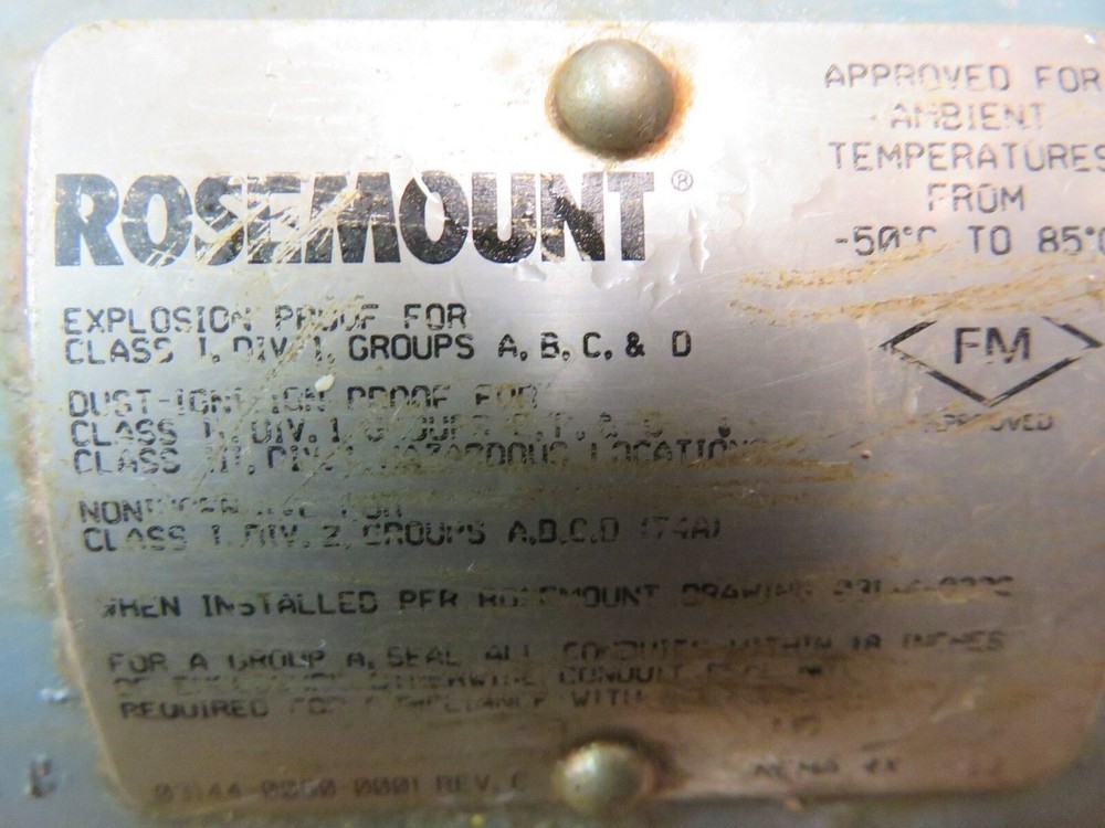 Rosemount Smart Hart Temperature Transmitter D1E5B4M504