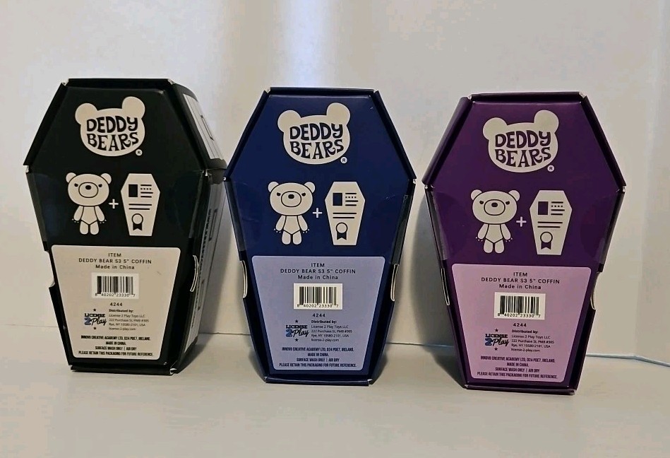 Deddy BEars, Doodlebear, Dr Beargrave And Bulgebear 3 Piece Bundle