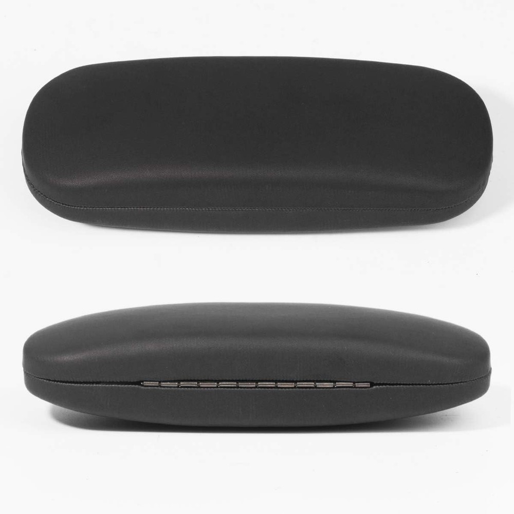 Modern Black Hard Shell Eyeglasses Case - Lightweight, Durable, and Protective