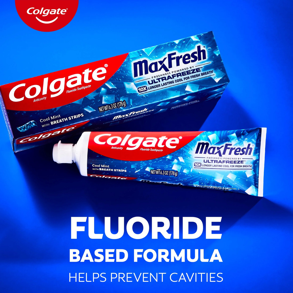 Maxfresh Cool Mint Toothpaste, 6.3 Oz
