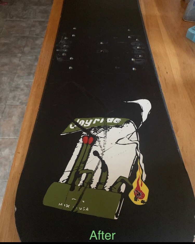 Snowboard Top Sheet Polish & Protectant