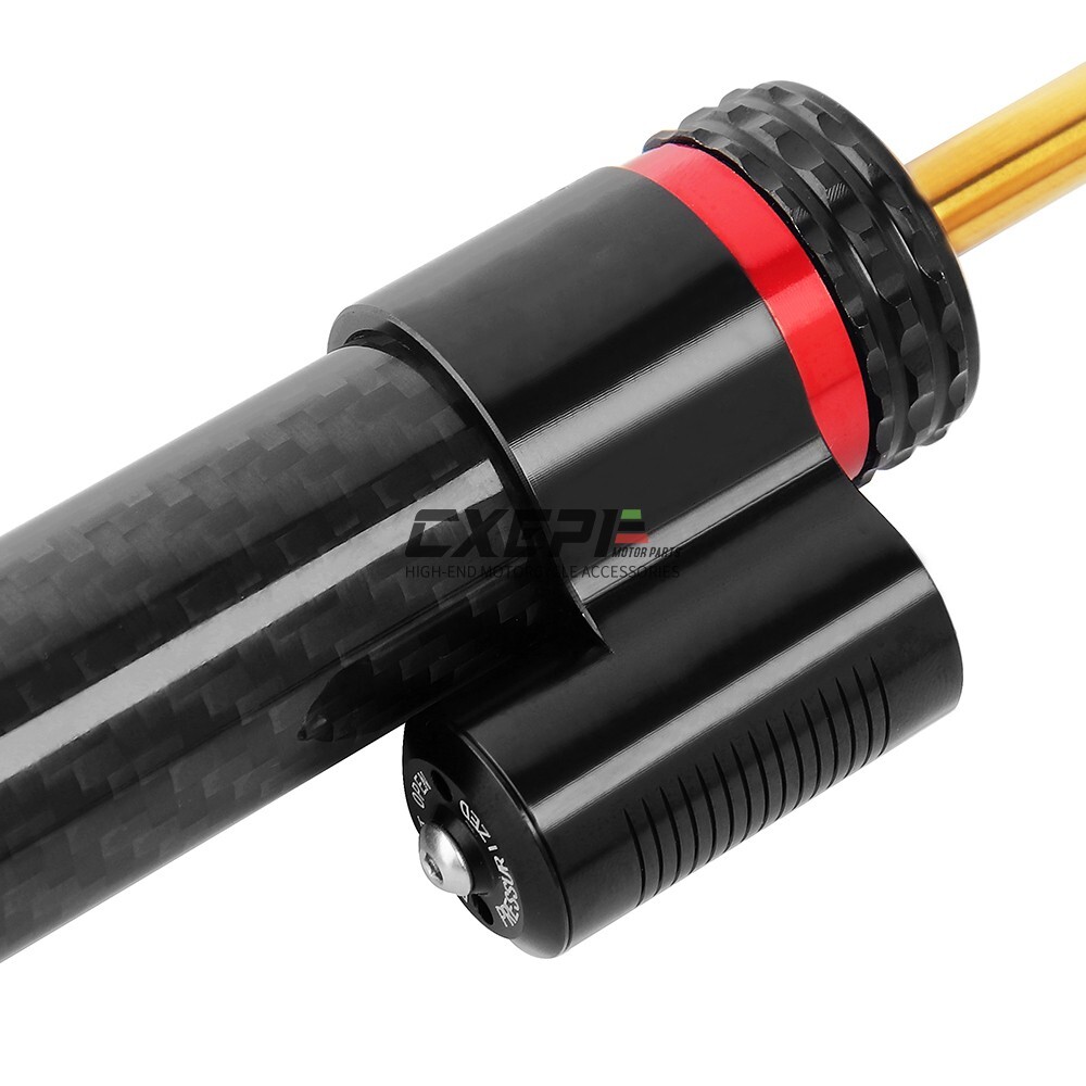 345mm Long Carbon Universal Motorcycle Steering Stabilizer Damper