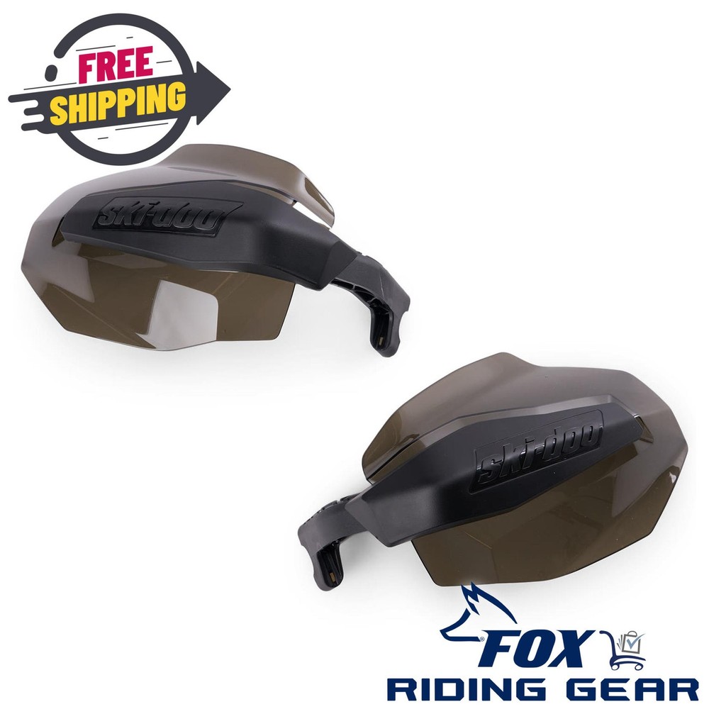 Ski-Doo Transparent Handguards - Dark Smoke